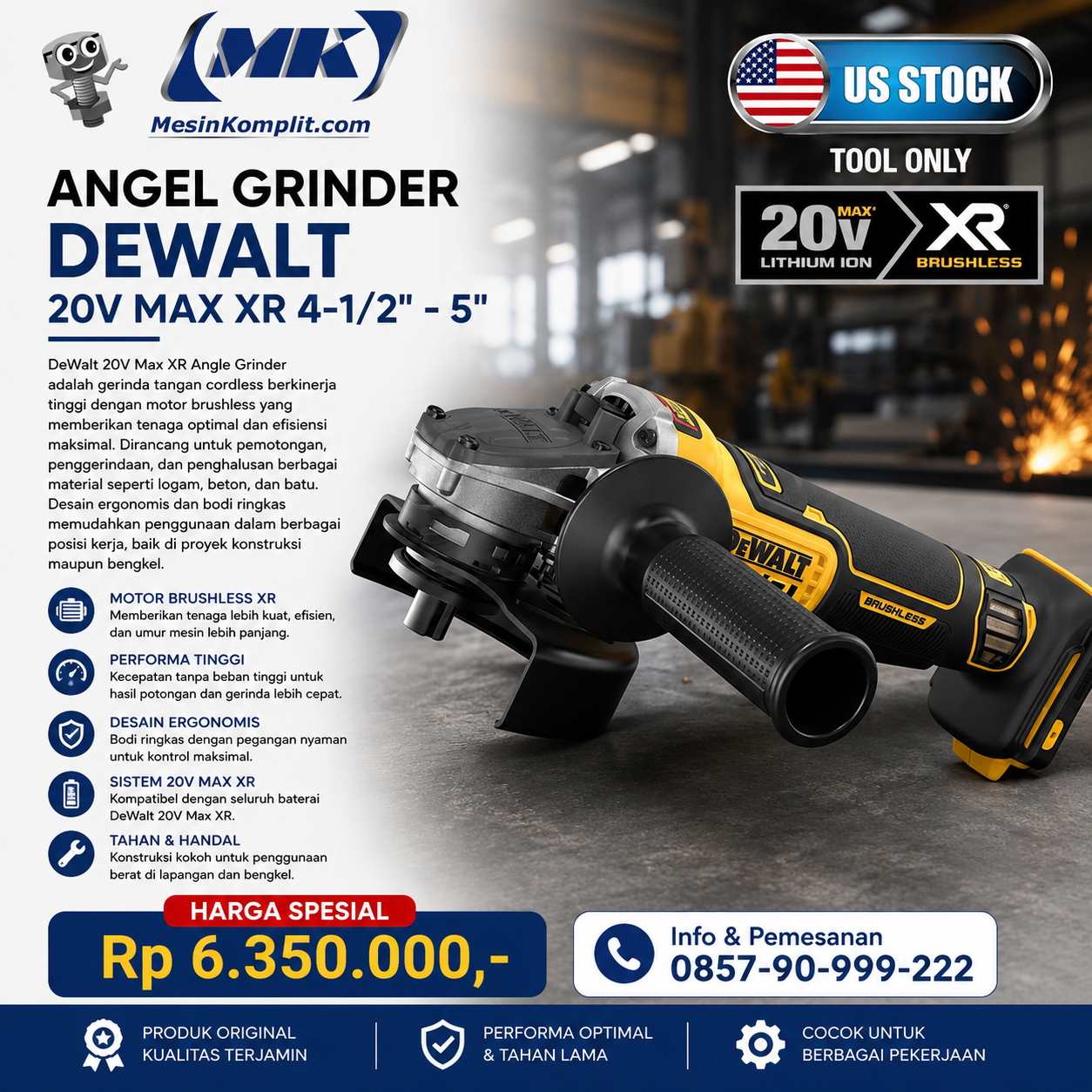 Bor Dewalt Brushless...